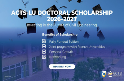 ACTS Doctoral Scholarship 2026–2027: Advancing Sustainable Construction Through Research
